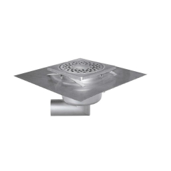 Siphon de sol en inox Sortie lat&eacute;rale - FMC-2006-000 - Linum