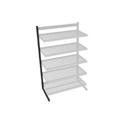 Rayonnage FIFO Portes Vitr&eacute;es Hauteur 2100mm - FIF-2101-020 - Linum
