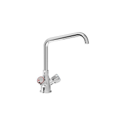 Robinet M&eacute;langeur Monotrou sur Table 2 Boutons - LKA-1213-000 - Linum