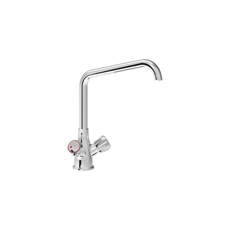 Robinet M&eacute;langeur Monotrou sur Table 2 Boutons - LKA-1213-000 - Linum