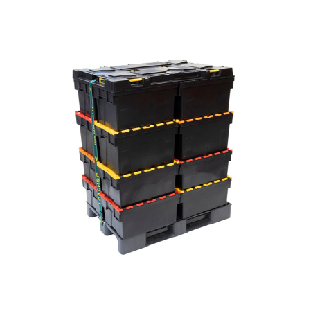 Couvercle de Palette EURO avec 2 Sangles d'Arrimage - PLL-0801-020 - Linum