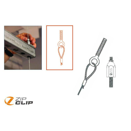 Syst&egrave;me de Suspension Strut-Lock M8 avec &oelig;il - 5m pour 90kg - ZCP-1505-873 - Linum