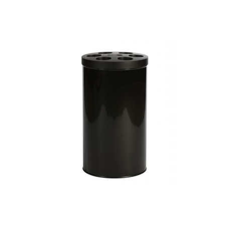 Collecteur &agrave; Gobelets 40L en M&eacute;tal avec R&eacute;ceptacle pour Cuill&egrave;res - CPC-0001-020 - Linum