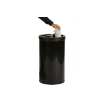 Poubelle combin&eacute;e 40L m&eacute;tal pour gobelets et d&eacute;chets g&eacute;n&eacute;raux - CPC-0002-020 - Linum
