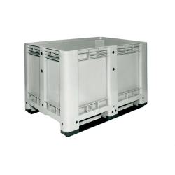 Caisse-palette ferm&eacute;e 2 semelles 470 L - BPC-8201-050 - Linum