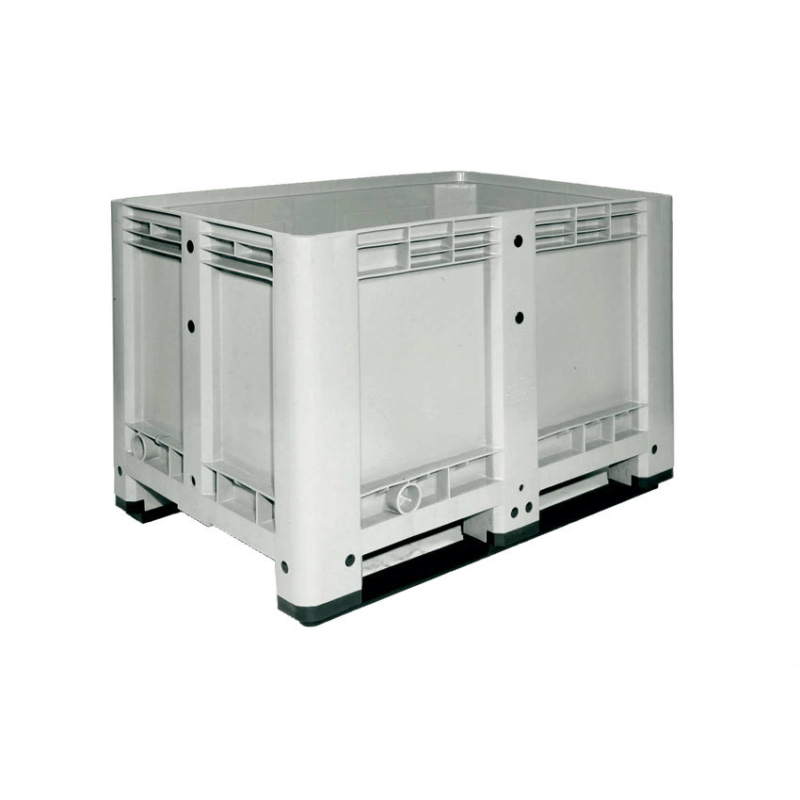 Caisse-palette ferm&eacute;e 2 semelles 470 L - BPC-8201-050 - Linum