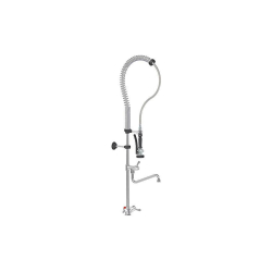 Douchette de Pr&eacute;lavage Monotrou avec Robinet Interm&eacute;diaire Quart de Tour - LKF-2411-000 - Linum