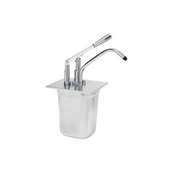 Distributeur de sauce en Inox Caract&eacute;ristique Principale : Pompe GN 1/6 - KSD-2510-000 - Linum