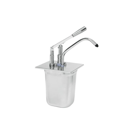 Distributeur de sauce en Inox Caract&eacute;ristique Principale : Pompe GN 1/6 - KSD-2510-000 - Linum