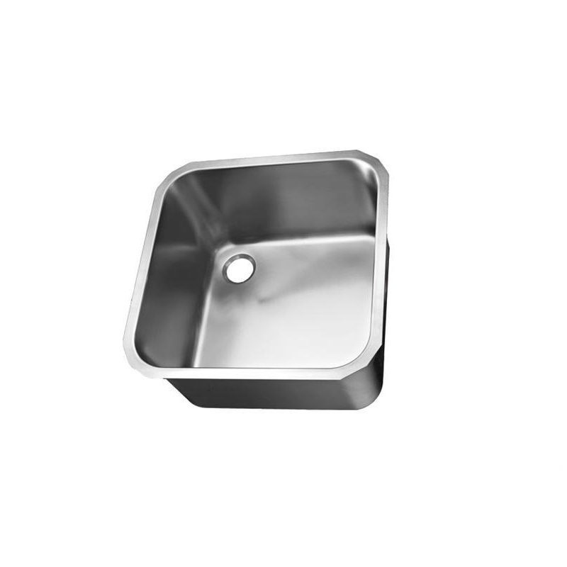 Cuve en inox Ronda 500x500x300mm avec &eacute;vacuation gauche - RTL-2531-000 - Linum