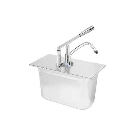 Pompe &agrave; Sauce en Inox pour GN 1/4 Profondeur 200mm - KSD-2520-000 - Linum