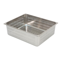 Bacs gastronormes en inox Perfor&eacute; 200 mm - GNF-2120-000 - Linum