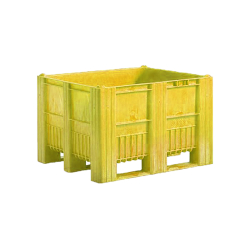 Caisse-Palette Hygi&eacute;nique Monobloc 1200x800x740mm - BHC-8300-080 - Linum