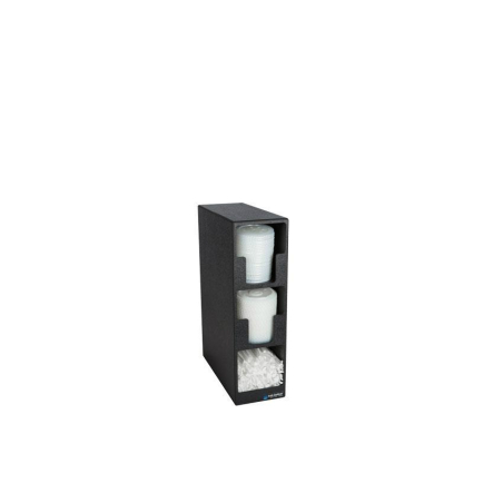 Distributeur pour Couvercles/Pailles 2 Compartiments Couvercles et 1 Compartiment Pailles - LDP-2202-020 - Linum