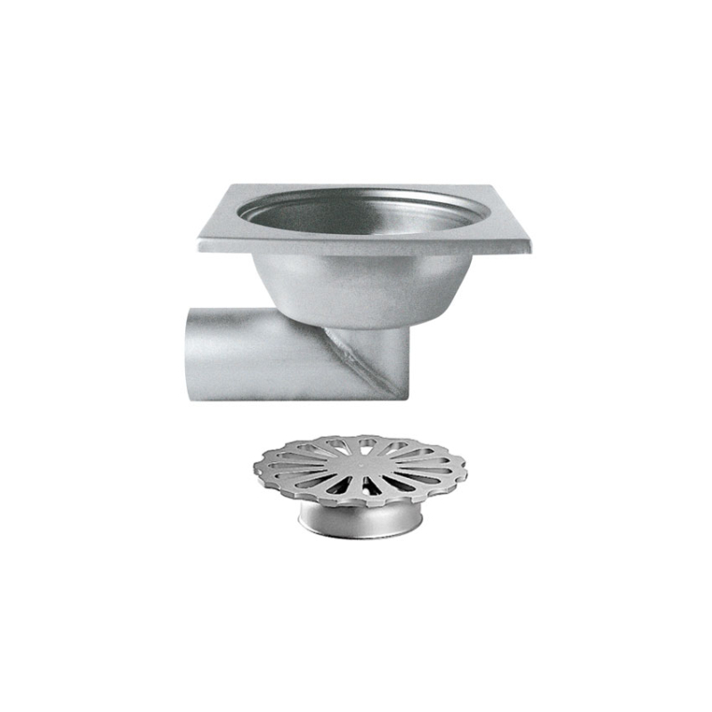 Siphon de sol en inox &Eacute;vacuation optimale 300x300mm - FMC-5010-000 - Linum