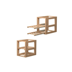 Syst&egrave;me VisioBox avec 2 clayettes coulissantes - VSR-5102-000 - Linum