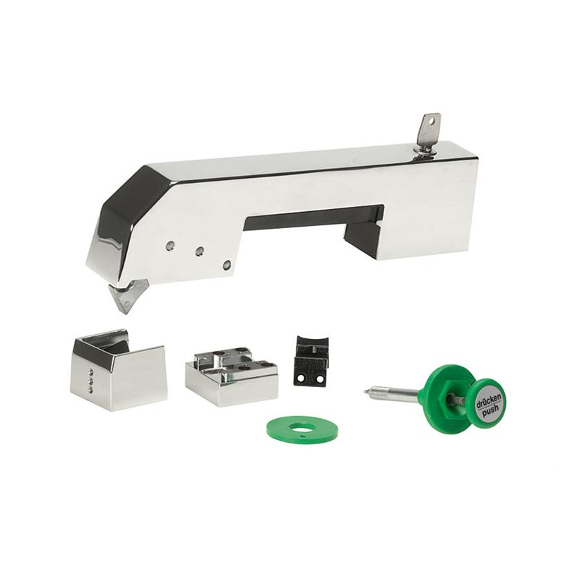 Fermeture Jumbo Complete pour Panneau de 100mm - Chrome - JUM-6010-845 - Linum