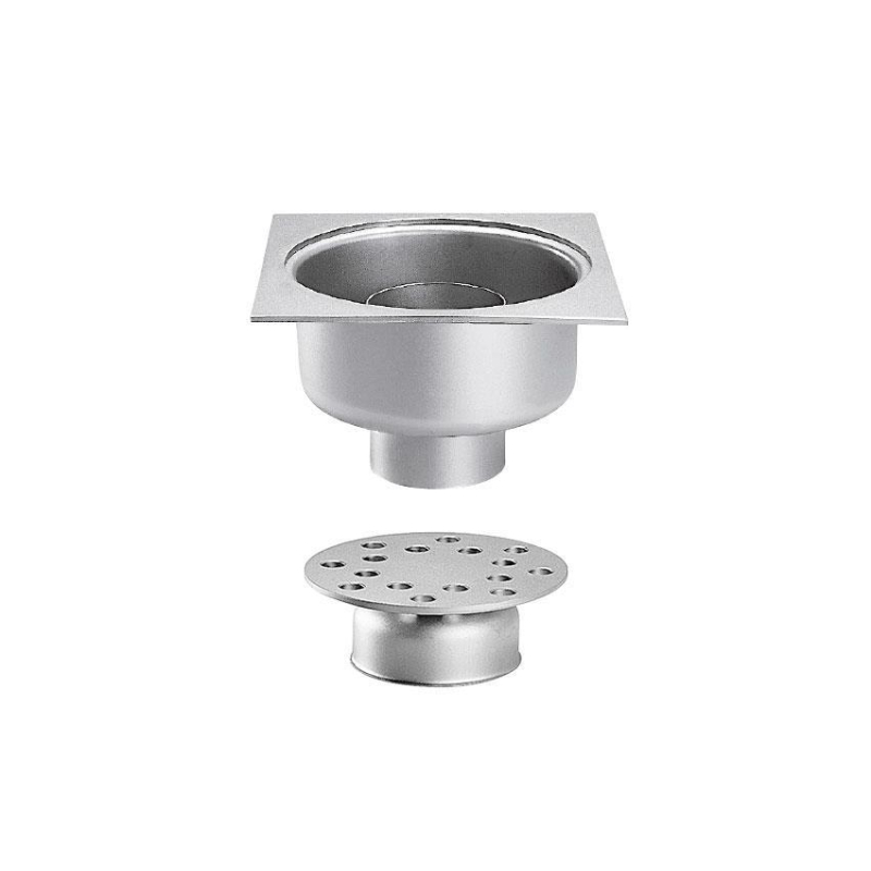 Siphon de sol en inox Heavy Duty 250x250mm - FMC-4103-000 - Linum