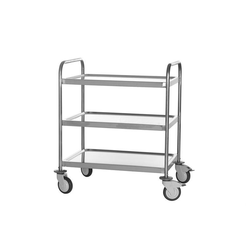 Chariot de Service Inox 3 Plateaux - CRT-4630-000 - Linum