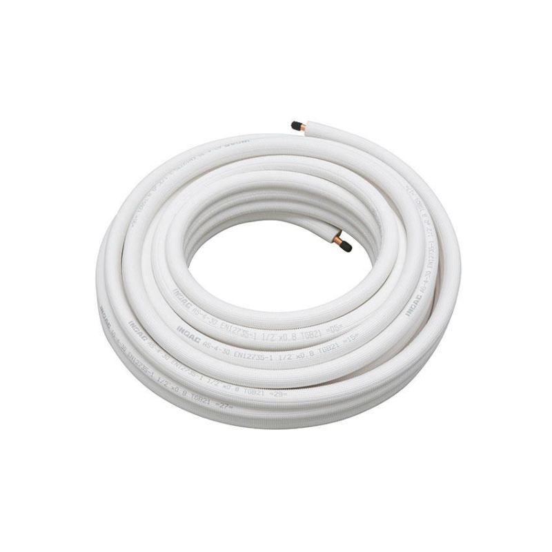 Tube cuivre pr&eacute;isol&eacute; 12mm Classe au feu B-S1-D0 - CIN-0124-000 - Linum