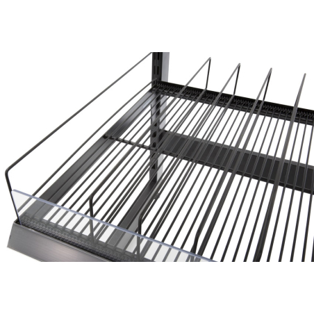 Rayonnage FIFO Horizontal Renforc&eacute; avec Plexi - FIF-1231-020 - Linum