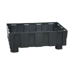 Bac de r&eacute;tention HD 250L sur 4 pieds sans caillebotis - REC-1001-020 - Linum