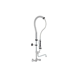 Douchette de pr&eacute;lavage Bi-trou avec fixation murale - LKF-2241-000 - Linum