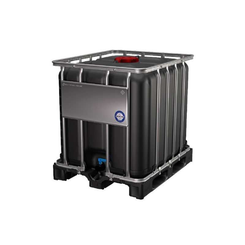Conteneur IBC homologu&eacute; UN 1200x1000x1175mm avec palette plastique - IBC-1070-020 - Linum