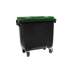 Conteneur &agrave; 4 roues pivotantes Capacit&eacute; 770L - WCO-7701-040 - Linum