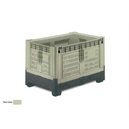 Caisse-palette repliable ajour&eacute;e - SMP-8802-093 - Linum