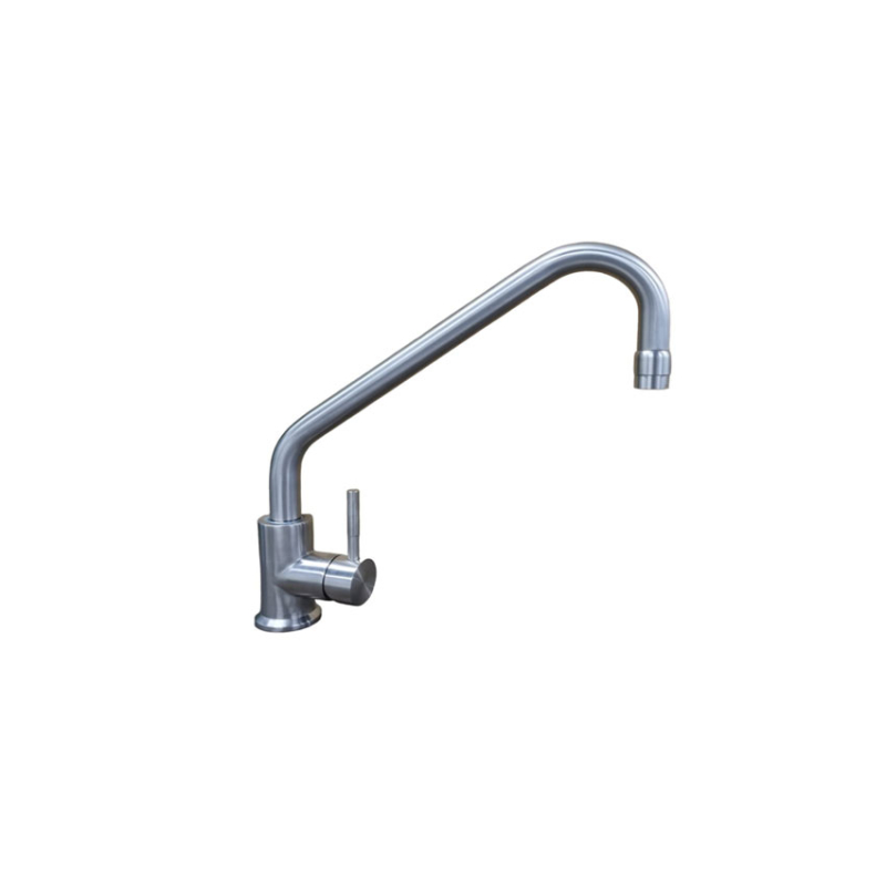 Robinet M&eacute;langeur Monotrou en Acier Inoxydable - LKS-1514-000 - Linum