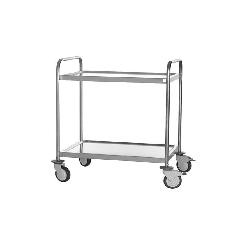 Chariot de Service Inox 2 Plateaux - CRT-4720-000 - Linum