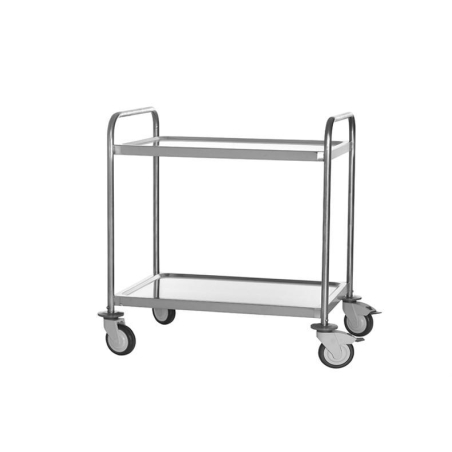 Chariot de Service Inox 2 Plateaux - CRT-4720-000 - Linum