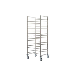 Chariot Inox Gastronorm - 15 Niveaux Entr: 530mm - CRT-1250-000 - Linum