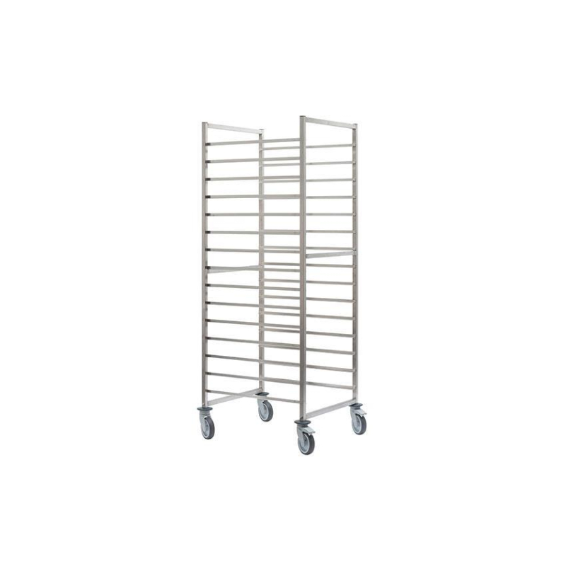 Chariot Inox Gastronorm - 15 Niveaux Entr: 530mm - CRT-1250-000 - Linum