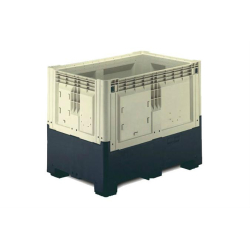 Caisse-palette repliable Pleine avec 2 Semelles - SMC-8982-093 - Linum