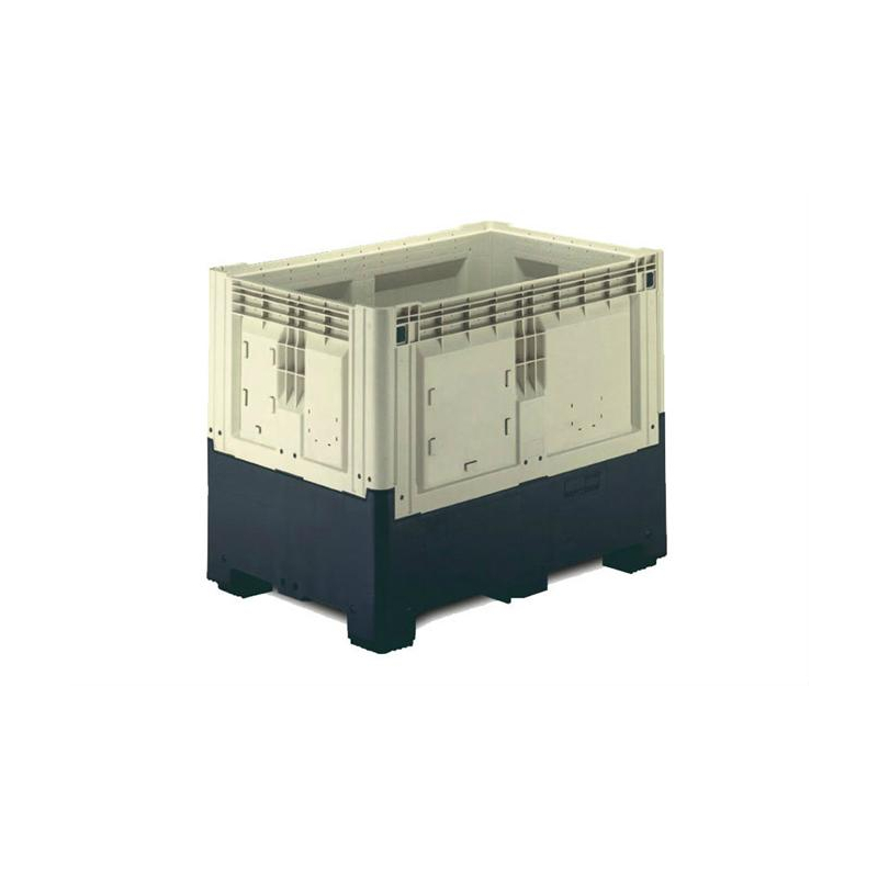 Caisse-palette repliable Pleine avec 2 Semelles - SMC-8982-093 - Linum