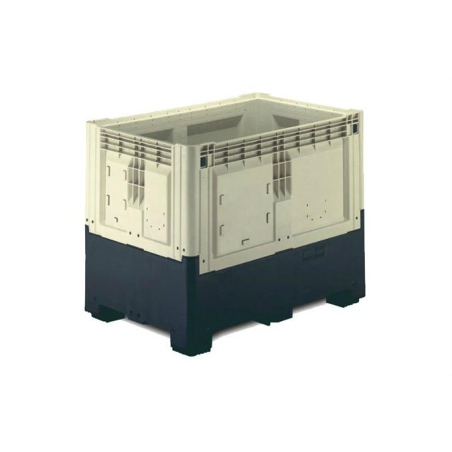 Caisse-palette repliable Pleine avec 2 Semelles - SMC-8982-093 - Linum