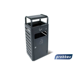 Combin&eacute; Poubelle/Cendrier Capacit&eacute; &Eacute;lev&eacute;e - ATF-4105-022 - Linum