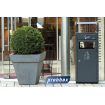 Combin&eacute; Poubelle/Cendrier Capacit&eacute; &Eacute;lev&eacute;e - ATF-4105-022 - Linum