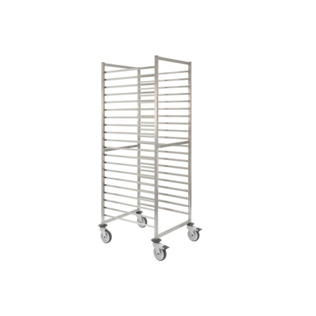 Chariot inox gastro 20 niveaux - CRT-1220-000 - Linum