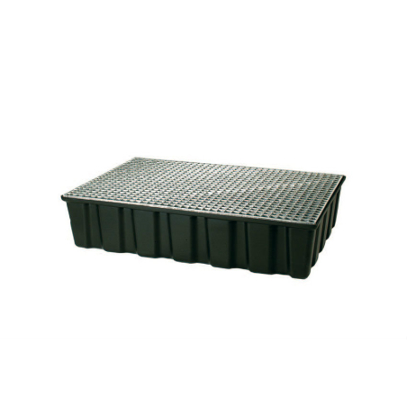Bac de r&eacute;tention 200L avec plateforme zingu&eacute;e - REK-0014-020 - Linum