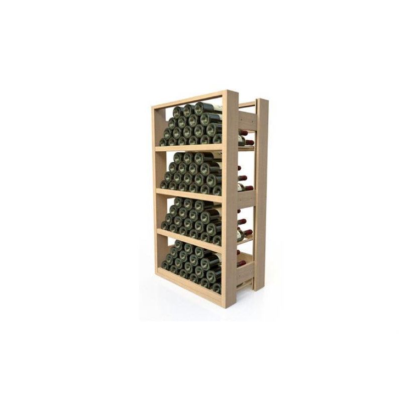 Casier &agrave; vin en bois avec niveaux ajustables - VSR-4240-000 - Linum