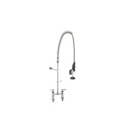 Douchette Bi-Trou Professionnelle sans Robinet Interm&eacute;diare 1/4 Tour - LKE-3430-000 - Linum