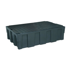 Bac de r&eacute;tention haute densit&eacute; 250L compatible Europalettes - REC-1020-020 - Linum