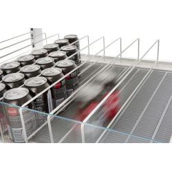 Rayonnage FIFO Inclinable &agrave; Roulettes avec Plexi - FIF-1321-010 - Linum