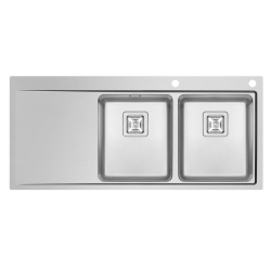 &Eacute;vier Maronia Double Cuve avec &Eacute;gouttoir Gauche - RDX-0121-000 - Linum