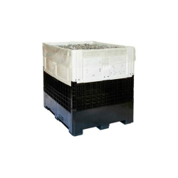 Caisse-palette repliable Smartbox Pleine - 1132 L - Linum