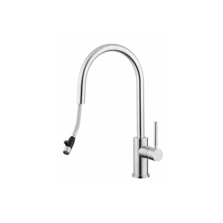 M&eacute;langeur Acier Inoxydable avec Douchette Extensible - KRO-4102-841 - Linum