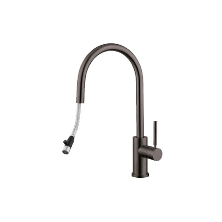 M&eacute;langeur en Acier Inoxydable avec Douchette Extensible - KRO-4102-846 - Linum